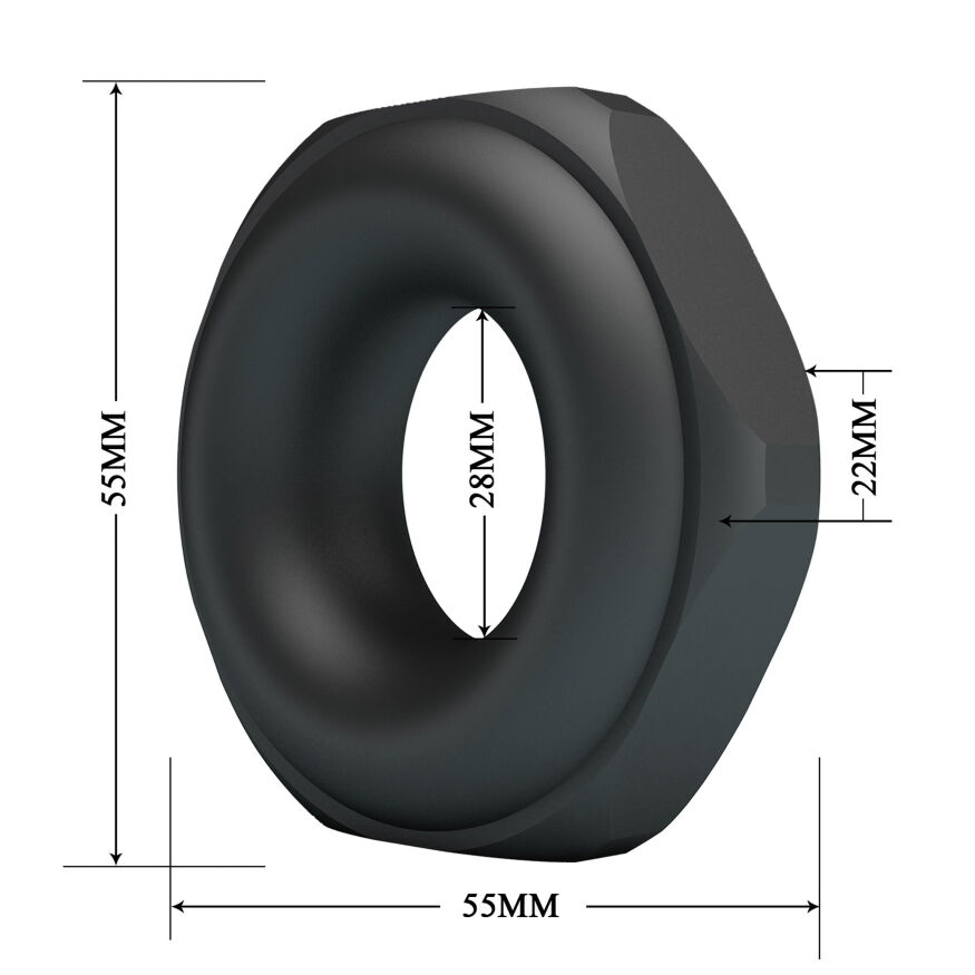 Эрекционное кольцо Crazy Bull №14 - Jarvius super soft silicone, BI-210358
