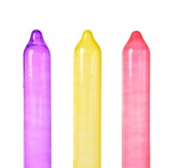 Презервативы Recare Color Fruit Flavour Condoms 3 шт, ароматы: мята, банан, клубника
