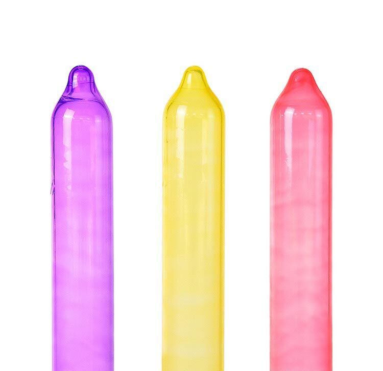 Презервативы Recare Color Fruit Flavour Condoms 3 шт, ароматы: мята, банан, клубника
