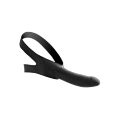 Страпон на голову Master Series Face Fuck Strap On Mouth Gag из черного латекса