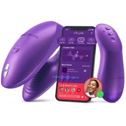 Смарт-вибратор для пар We-Vibe Chorus Pro Cosmic Purple