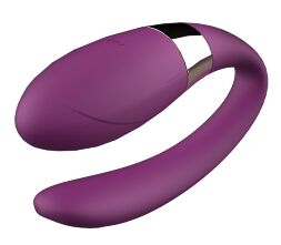 Вибромассажер для пар с пультом ДУ - Boss Series V-Vibe Purple USB 7 Function, BS6200002