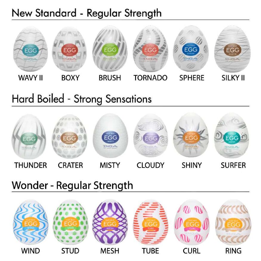 Мастурбатор яйцо TENGA EGG SILKY II