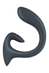 Вібратор для стимуляції точки G та клітора Satisfyer G for Goddess 1 темно-сірий