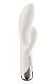 Вибратор-кролик Satisfyer Spinning Rabbit 1 для точки G и клитора, молочный
