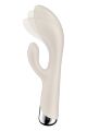 Вибратор-кролик Satisfyer Spinning Rabbit 1 для точки G и клитора, молочный