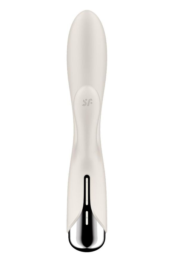 Вибратор-кролик Satisfyer Spinning Rabbit 1 для точки G и клитора, молочный