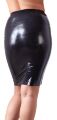 Спідниця з латексу до колін LateX ROK midi чорна, L