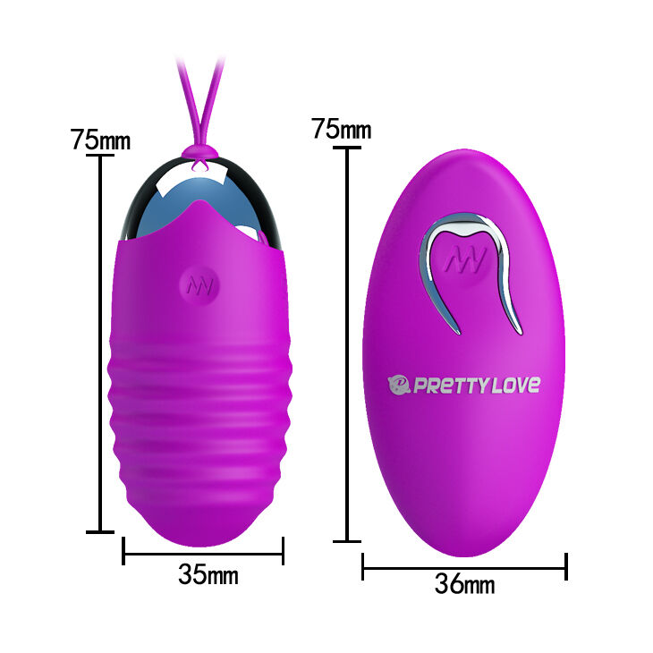 Віброяйце - Pretty Love Jessica Vibrating Egg Purple