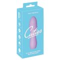 Мини-вибратор с рельефом Cuties 3, лиловый, 10.8 х 2.8 см