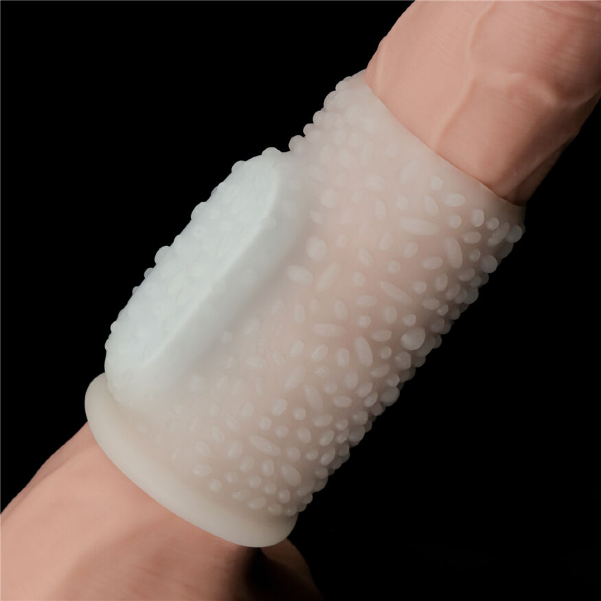 Насадка на член - Vibrating Drip Knights Ring White