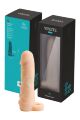 Насадка на пенис Virgite S9 бежевая, 16.4 см