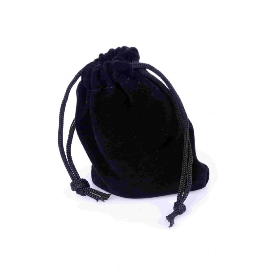 Анальная пробка с камнем Plug-Jewellery Dark Silver PLUG- Red размер S