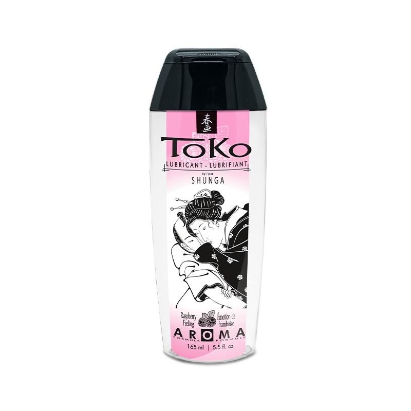 Лубрикант на водной основе Shunga Toko AROMA  -  Raspberry (165 мл), не содержит сахара