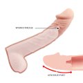 Закрита подовжуюча насадка на пеніс - Penis Sleeve Flesh 6 cm