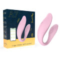 Смарт вібратор для пар - Erospace Sweet Play C-Type Vibrator App Control A7
