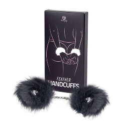 Наручники - Black Marabou Handcuffs