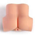 Мастурбатор-полуторс с вибрацией Real Body Real Tess, вагина и анус, 18х15 см