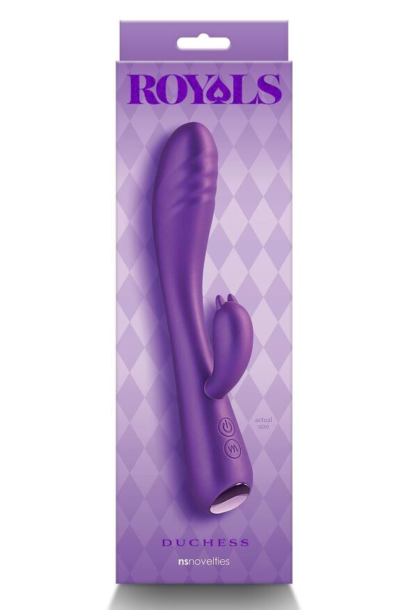Вибратор-кролик NS Novelties Royals Duchess, фиолетовый