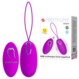 Перезаряджаюче віброяйце з пультом ду PRETTY LOVE-Joyce, BI-014362W-10