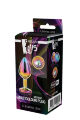 Радужная анальная пробка GLEAMING LOVE MULTICOLOUR PLUG MEDIUM