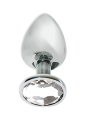 Анальная пробка с камнем MAI No.72 METAL PLUG WITH STONE S
