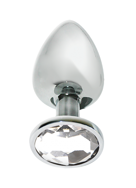 Анальная пробка с камнем MAI No.72 METAL PLUG WITH STONE S