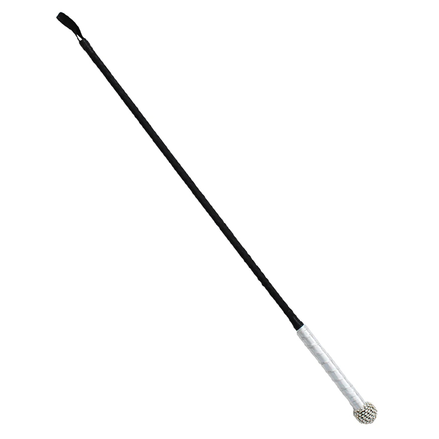 Кнут с алмазами DS Fetish Whip diamond black
