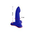 Фаллоимитатор Fun Factory LIMBA FLEX S, синий, гибкий, с эффектом памяти, подходит для точки G