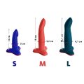 Фаллоимитатор Fun Factory LIMBA FLEX S, синий, гибкий, с эффектом памяти, подходит для точки G