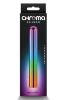 Элегантный хромированный вибратор NS Novelties Chroma Rainbow радужный, Large