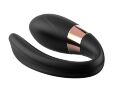 Вибромассажер для пар с пультом ДУ - Boss Series V-Vibe Black USB 7 Function, BS6200003