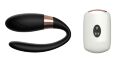 Вибромассажер для пар с пультом ДУ - Boss Series V-Vibe Black USB 7 Function, BS6200003