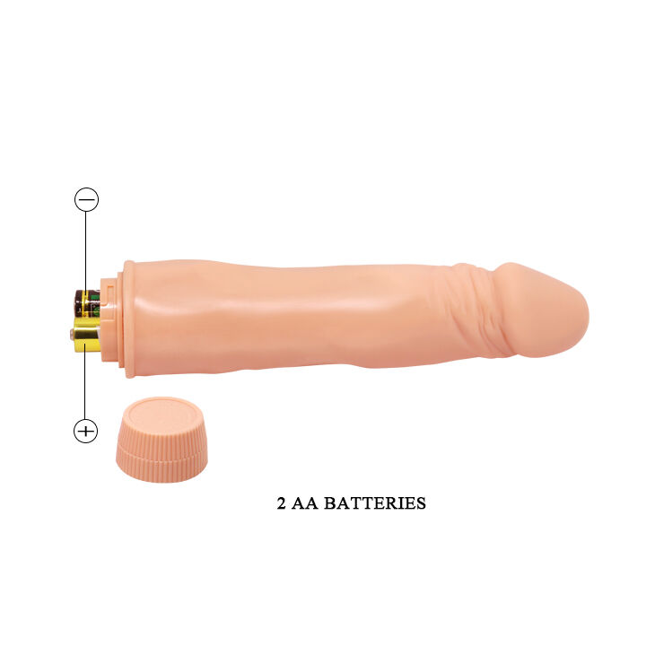 Реалистичный вибратор без мошонки Barbara Dwarf Vibrator 8,3" Flesh