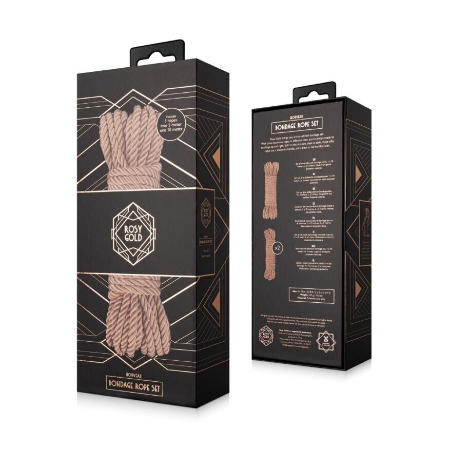 Набор веревок для Шибари Rosy Gold - Bondage Rope Set