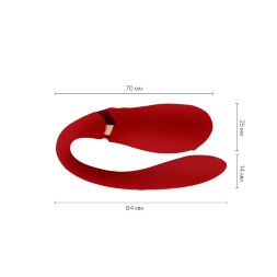 Смартвібратор для пар Zalo - Fanfan Bright Red
