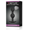 Анальна пробка з кульками усередині - Pretty Love Special Anal Stimulation Anal Balls 4.05" Black