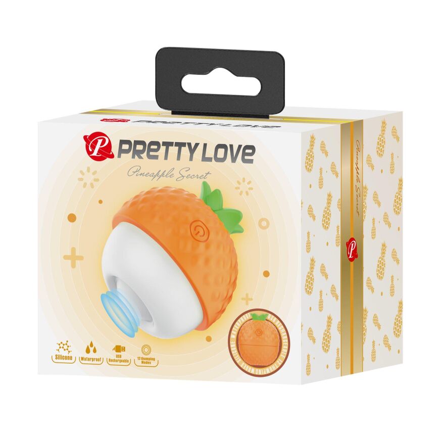 Вибратор - Pineapple Secret, 12 thumping functions, Silicone