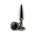 Анальная пробка NS Novelties Rear Assets - Tapered - Medium - Gunmetal - Black
