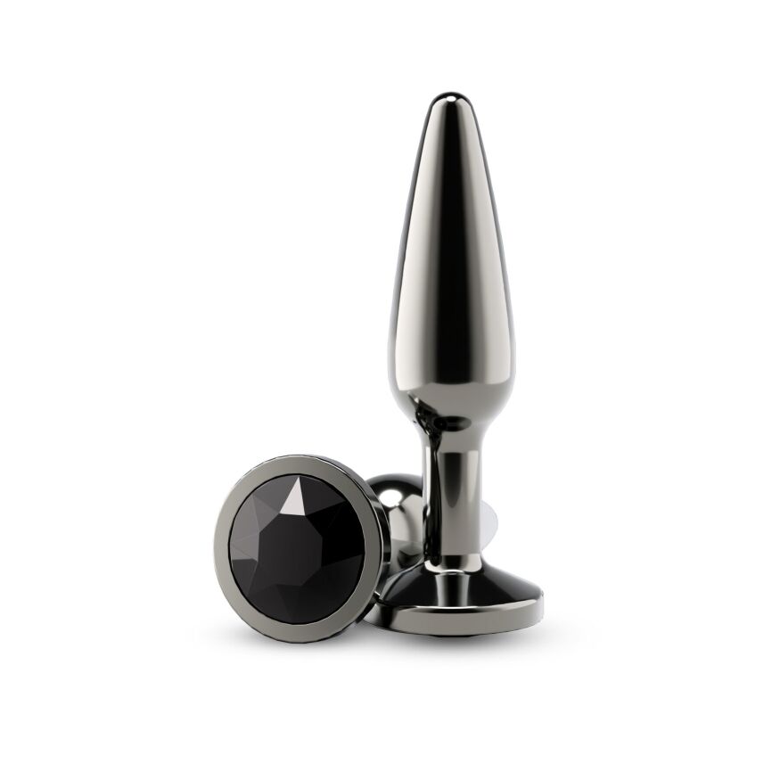 Анальная пробка NS Novelties Rear Assets - Tapered - Medium - Gunmetal - Black