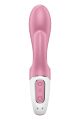Вибратор кролик Satisfyer Air Pump Bunny 2 с технологией давления воздуха, розовый