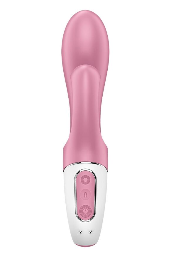Вибратор кролик Satisfyer Air Pump Bunny 2 с технологией давления воздуха, розовый
