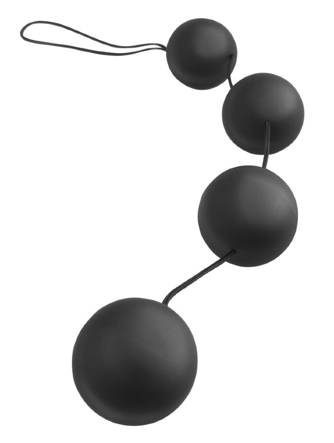 Анальные шарики Pipedream AFC Deluxe Vibro Balls Black