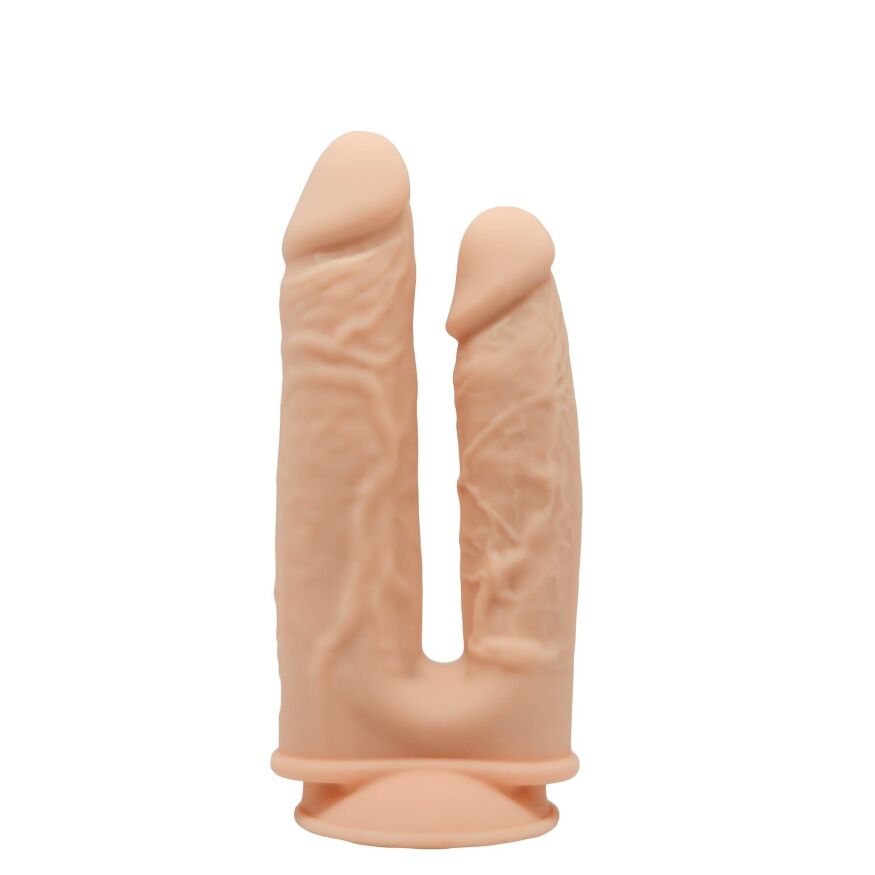 Фаллоимитатор двойной SilexD Double Gusto Flesh (Model 1 size 8" &amp; 7") (мятая упаковка)