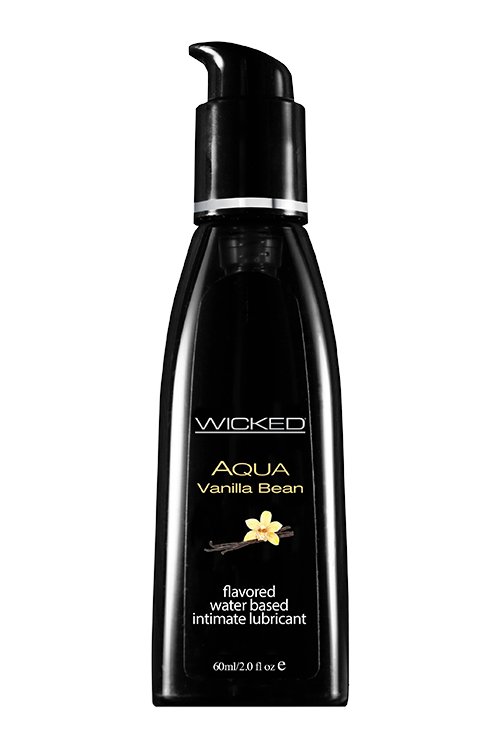 Съедобный лубрикант со вкусом ванили WICKED AQUA 60ML
