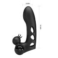 Насадка на палець - Pretty Love Orlando Honey Finger Vibrator Black