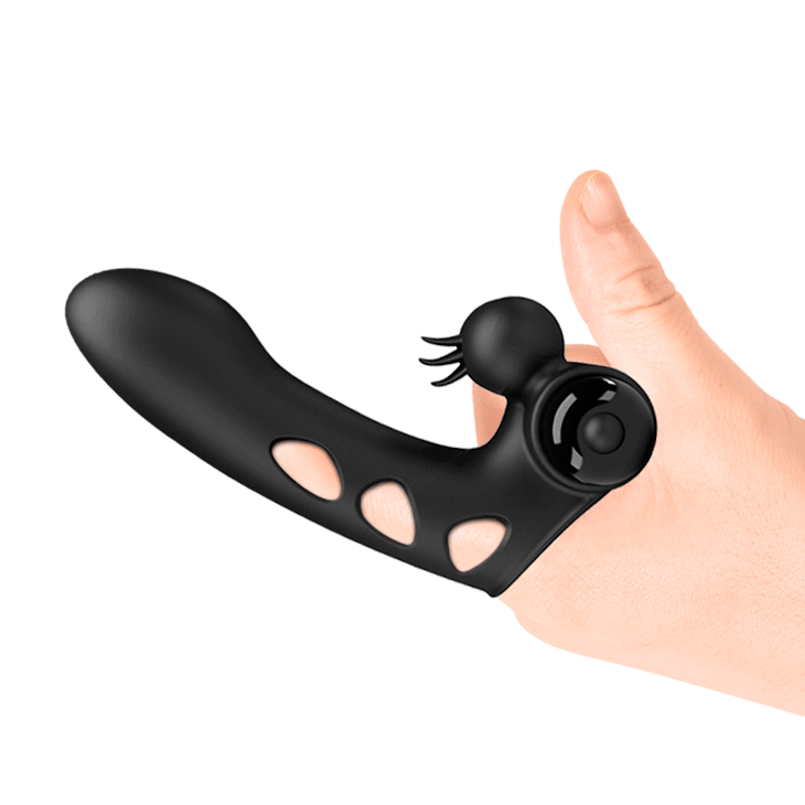 Насадка на палець - Pretty Love Orlando Honey Finger Vibrator Black