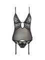 Корсет із декольте ERZA CORSET black S/M - Passion