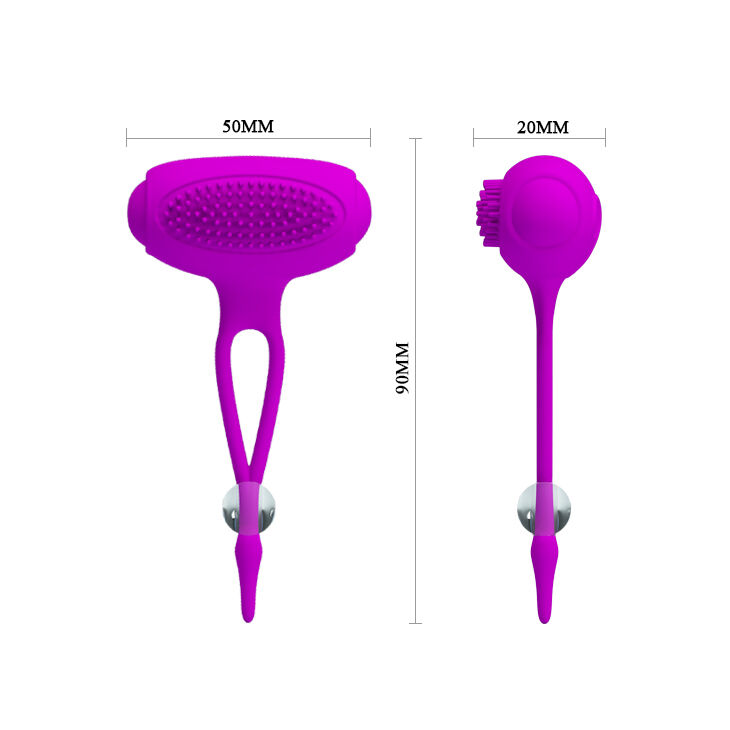 Зажимы для сосков с вибрацией  - Pretty Love Bancroft Nipple Vibrator