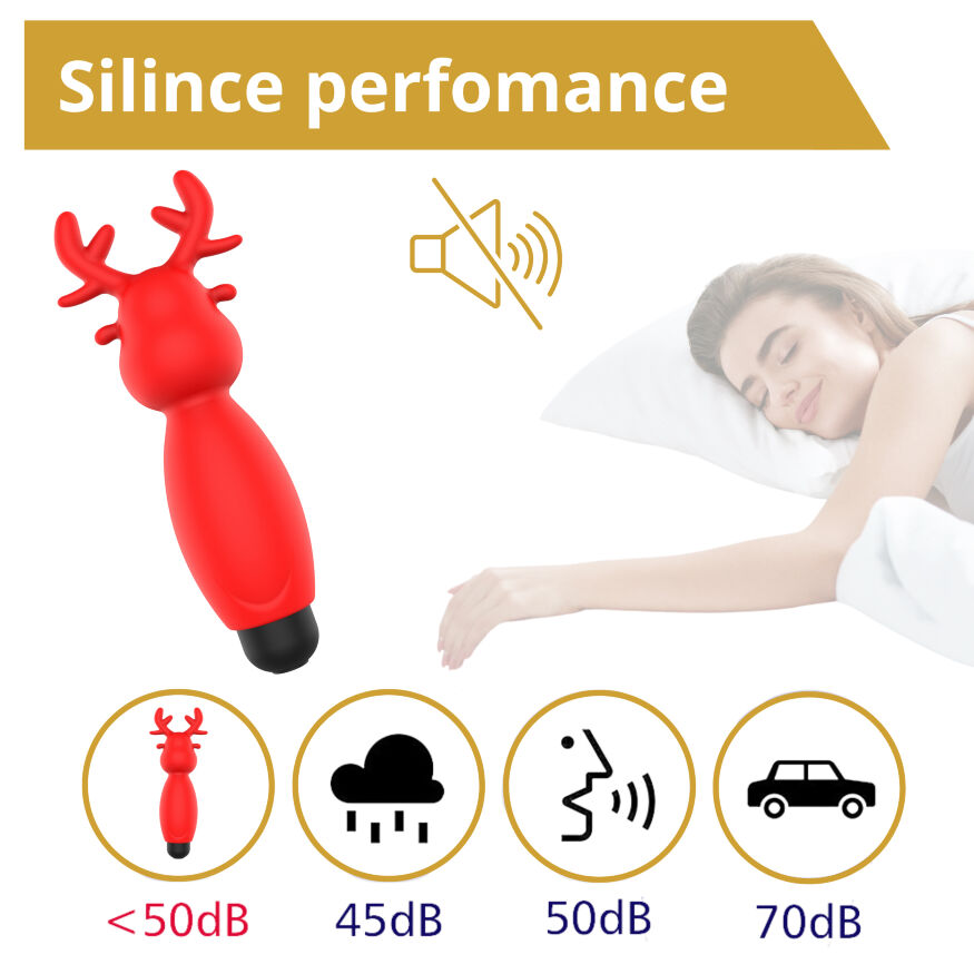 Мини-вибратор - Erospace Sweet Play Mini Reindeer Vibrator A10